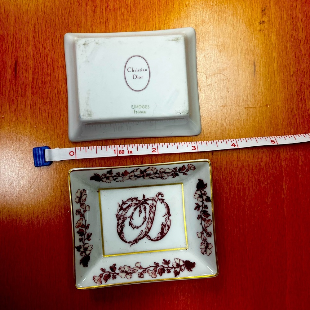 Vintage Christian Dior trinket trays
